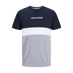 JACK&JONES T-shirt met ronde hals color block Jjereid