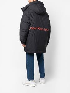 Calvin Klein Jeans Parka met capuchon - Zwart