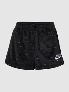 Nike Standard fit sweatshorts met all-over logo