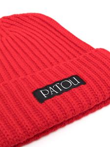 Patou Muts met logopatch - Rood