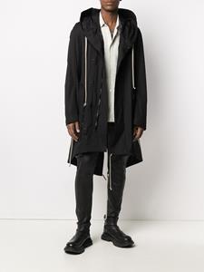 Rick Owens Oversized parka - Zwart