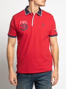 U.S. Polo Assn. Poloshirt in rood voor Heren