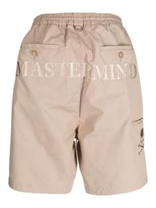 Mastermind World Shorts met logoprint - Bruin