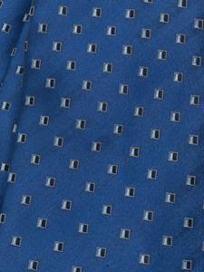 Brioni Stropdas met geometrisch patroon - Blauw