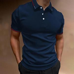 Bengbukulun New Men Fashion Summer Short Sleeve Pure Color Polo Shirt , Men Casual Business Polo Shirt .