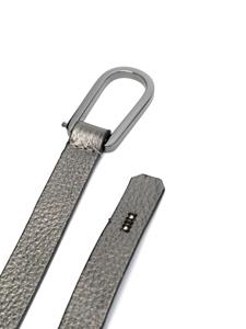 Peserico buckle-fastening leather belt - Groen