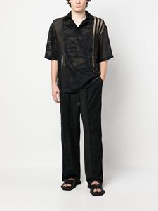 Feng Chen Wang Broek met elastische taille - Zwart