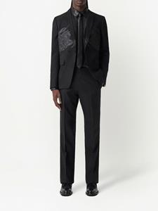 Burberry Pantalon met patroon - Zwart