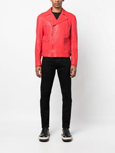 Alexander McQueen Blazer met gekerfde revers - Rood