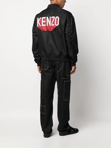 Kenzo Bomberjack met logopatch - Zwart