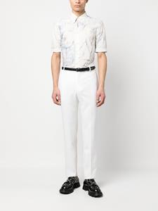 Alexander McQueen Pantalon met toelopende pijpen - Wit