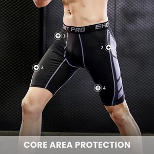 CLOUD Outdoor Sports New Quick Dry Gym Sport Leggings Men's Shorts Soccer Undercover Jogging Training Fitness Compression Tights Running Shorts
