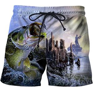 ETST WENDY 005 New Tropical HD 3D Swimming trunks shorts Mens Funny Fishing Bermuda Breathe Men's Boys Beach pants Sport shorts Fashion
