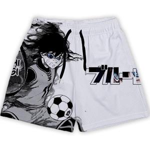 ETST WENDY 005 Anime Shorts Men Women Blue Lock 3D Printed Gym Shorts Casual Mesh Quick Dry Short Pants to Daily Jogging Fitness Summer Unisex