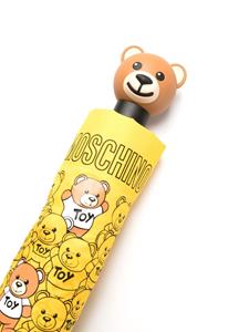Moschino Paraplu met teddybeerprint - Geel