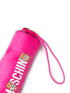 Moschino Paraplu met logoprint - Roze