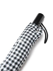 Mackintosh Paraplu met gingham ruit - Zwart