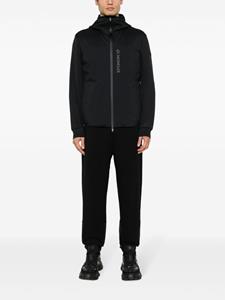 Moncler Bomberjack met logoprint - Zwart