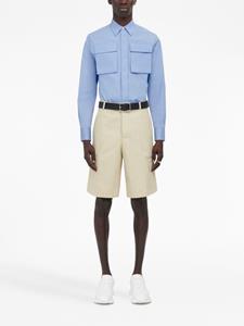 Alexander McQueen Shorts met ritszakken - Blauw