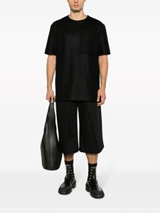 Alexander McQueen Geplooide shorts - Zwart