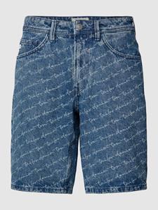 Tom Tailor Korte jeans met logomotief