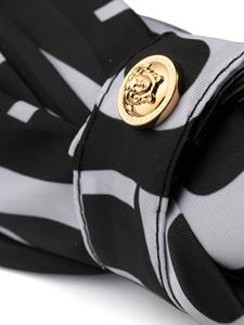 Versace Paraplu met logoprint - Zwart