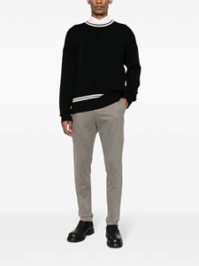 DONDUP slim-cut concealed-fastening trousers - Grijs