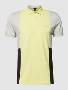 BOSS Green Poloshirt in colour-blocking-design, model 'Paddytech'