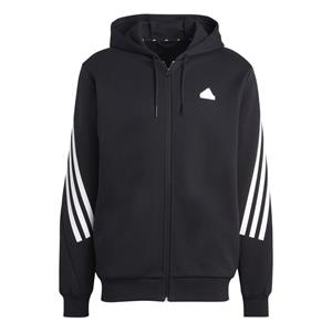 Adidas Hoodie Future Icons 3-Stripes Full Zip - Zwart/Wit