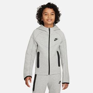 Nike Hoodie NSW Tech Fleece 2023 - Grijs/Zwart Kids