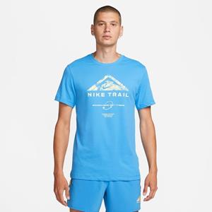 Nike Hardloopshirt Dri-FIT Run Trail - Blauw