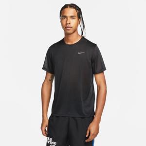 Nike Hardloopshirt Dri-FIT Miler - Zwart/Zilver
