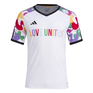 Adidas Trainingsshirt Tiro Pride - Wit/Multicolor