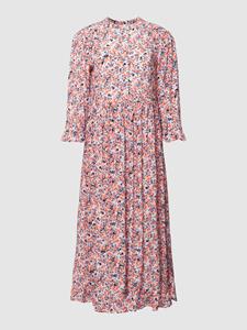 Rich & Royal Midi-jurk met all-over bloemenmotief