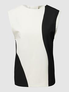 Calvin Klein Womenswear Blousetop in two-tone-stijl, model 'ABSTRACT BLOCKING TOP'