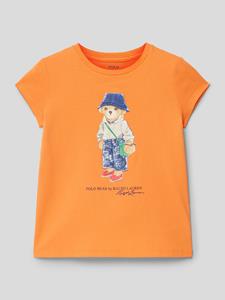 Polo Ralph Lauren Kids T-shirt van katoen met motiefprint