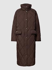 FREE/QUENT Gewatteerde lange jas met klepzakken, model 'Lumus'