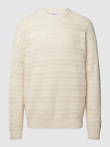 JAKE*S STUDIO MEN Gebreide pullover met ajourpatroon