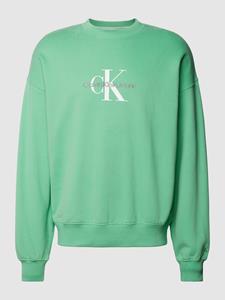 Calvin Klein Jeans Oversized sweatshirt met logoprint, model 'MONOLOGO'