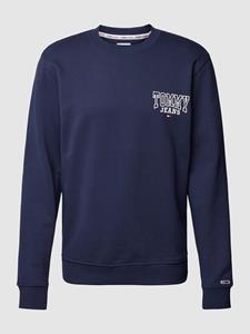 Tommy Jeans Regular fit sweatshirt met labelprint