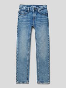 s.Oliver regular fit jeans medium blue denim Blauw Effen - 