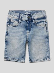 S.Oliver Korte slim fit jeans in 5-pocketmodel