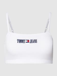 Tommy Jeans Korte top met verstelbare spaghettibandjes, model 'ARCHIVE'
