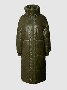 Drykorn Gewatteerde lange jas met opstaande kraag, model 'Euston'