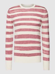 Tom Tailor Gebreide pullover met streepmotief, model 'printed stripe knitter'