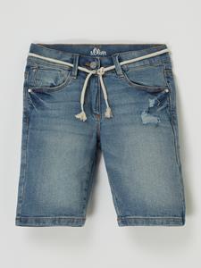 S.Oliver Korte slim fit jeans met stretch