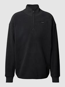 G-Star Raw Fleecepullover met opstaande kraag en ritssluiting