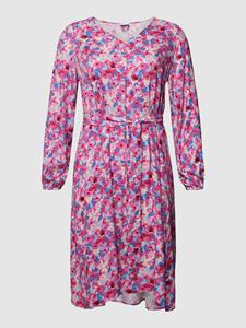 Evoked Vila Knielange PLUS SIZE jurk met bloemenmotief, model 'VIVISH'