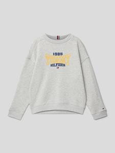 Tommy Hilfiger Teens Sweatshirt met labeldetails, model 'VARSITY'