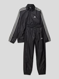 Adidas Sportswear adidas Essentials 3-Streifen Woven Trainingsanzug Kinder 095A - black/mgsogr